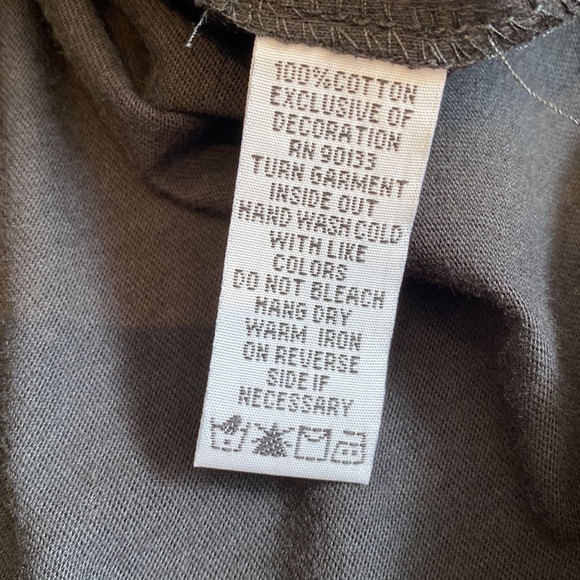 Bob Mackie Wearable Art black tee floral embroidery small - Picture 5 of 5